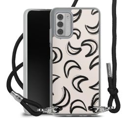 New Carry Case Transparent Stoff schwarz/silber