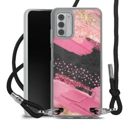 New Carry Case Transparent Stoff schwarz/silber