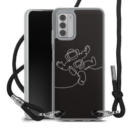 New Carry Case Transparent Stoff schwarz/silber