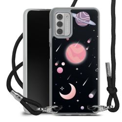 New Carry Case Transparent Stoff schwarz/silber