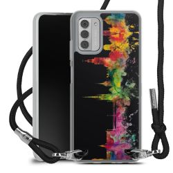 New Carry Case Transparent Stoff schwarz/silber