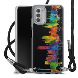 New Carry Case Transparent Stoff schwarz/silber