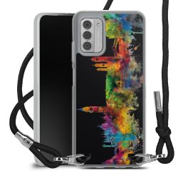 New Carry Case Transparent Stoff schwarz/silber