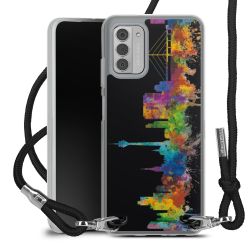 New Carry Case Transparent Stoff schwarz/silber