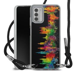 New Carry Case Transparent Stoff schwarz/silber