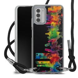 New Carry Case Transparent Stoff schwarz/silber