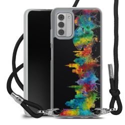 New Carry Case Transparent Stoff schwarz/silber