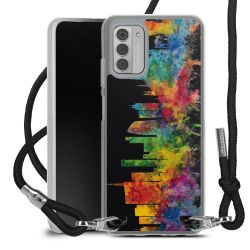 New Carry Case Transparent Stoff schwarz/silber