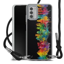 New Carry Case Transparent Stoff schwarz/silber