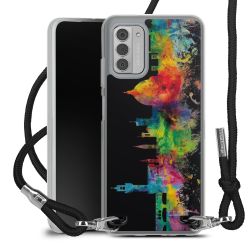 New Carry Case Transparent Stoff schwarz/silber