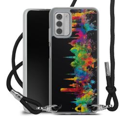 New Carry Case Transparent Stoff schwarz/silber