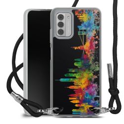 New Carry Case Transparent Stoff schwarz/silber