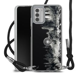 New Carry Case Transparent Stoff schwarz/silber