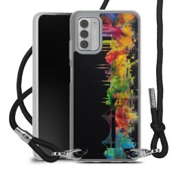 New Carry Case Transparent Stoff schwarz/silber