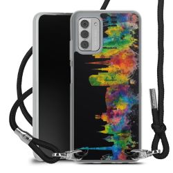 New Carry Case Transparent Stoff schwarz/silber