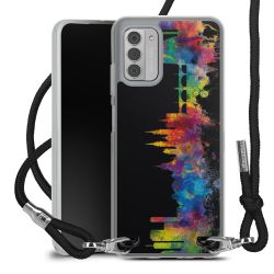 New Carry Case Transparent Stoff schwarz/silber