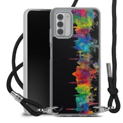 New Carry Case Transparent Stoff schwarz/silber