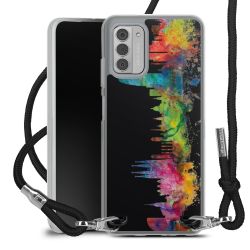 New Carry Case Transparent Stoff schwarz/silber