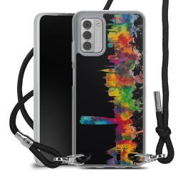 New Carry Case Transparent Stoff schwarz/silber