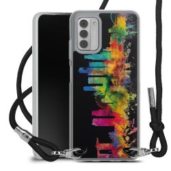 New Carry Case Transparent Stoff schwarz/silber