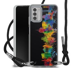 New Carry Case Transparent Stoff schwarz/silber