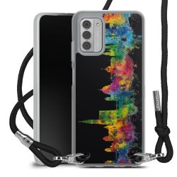 New Carry Case Transparent Stoff schwarz/silber