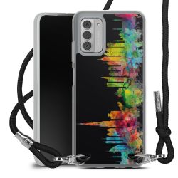 New Carry Case Transparent Stoff schwarz/silber