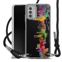 New Carry Case Transparent Stoff schwarz/silber