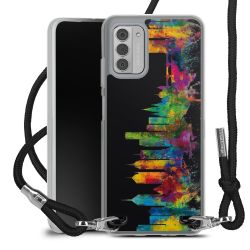 New Carry Case Transparent Stoff schwarz/silber