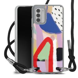 New Carry Case Transparent Stoff schwarz/silber