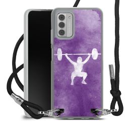 New Carry Case Transparent Stoff schwarz/silber