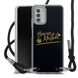 New Carry Case Transparent Stoff schwarz/silber