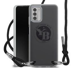 New Carry Case Transparent Stoff schwarz/silber