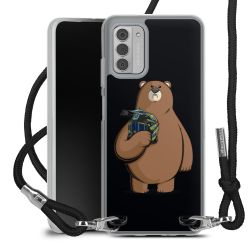 Carry Case Stoff schwarz/silber