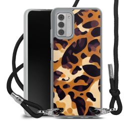 New Carry Case Transparent Stoff schwarz/silber