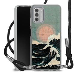 New Carry Case Transparent Stoff schwarz/silber