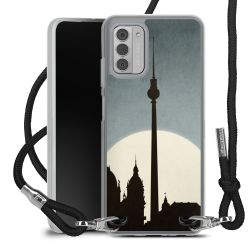 New Carry Case Transparent Stoff schwarz/silber