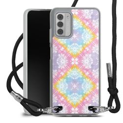 New Carry Case Transparent Stoff schwarz/silber