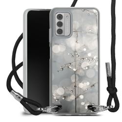 New Carry Case Transparent Stoff schwarz/silber