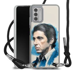 New Carry Case Transparent Stoff schwarz/silber