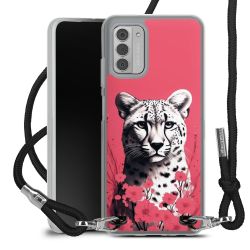 New Carry Case Transparent Stoff schwarz/silber