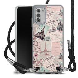 New Carry Case Transparent Stoff schwarz/silber