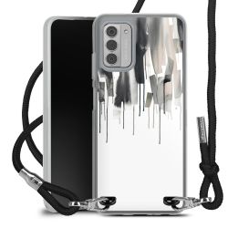 New Carry Case Transparent Stoff schwarz/silber