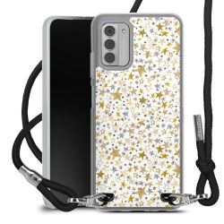 New Carry Case Transparent Stoff schwarz/silber