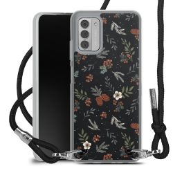 New Carry Case Transparent Stoff schwarz/silber