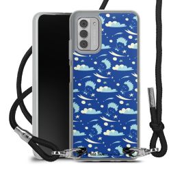 New Carry Case Transparent Stoff schwarz/silber