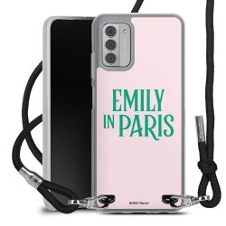 New Carry Case Transparent Stoff schwarz/silber