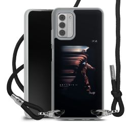 New Carry Case Transparent Stoff schwarz/silber