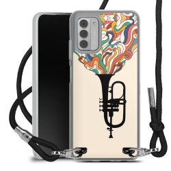 New Carry Case Transparent Stoff schwarz/silber