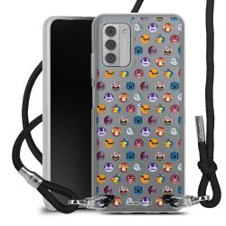 New Carry Case Transparent Stoff schwarz/silber